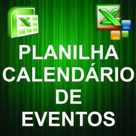 Planilha Calendário Anual de Eventos